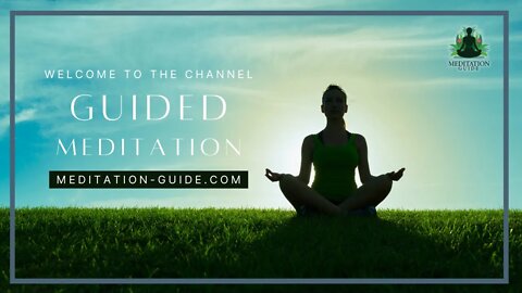 Guided Meditation & Relaxation w/ Dark Water Abstract Background