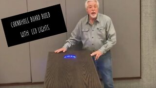 Build a super cornhole board with LED lighting.