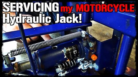 Servicing my Hydraulic Motorcycle Jack