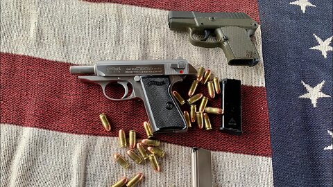 Testing a new 380 acp load with my Walther PPKS and Keltec P3AT