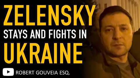 UKRAINE Battles RUSSIA as ZELENSKY Stays and Fights