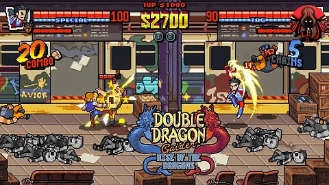 DOUBLE DRAGON GAIDEN; Rise of the Dragons. os dragoes estao de volta as ruas. IMPERDIVEL