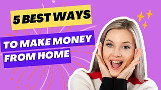 5 best ways to make money from home #shorts