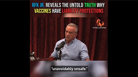 Vaccines | "None of the Vaccines Are EVER Subjected to TRUE Placebo Trials. Wyeth (Now Pfizer) Went to the Reagan Administration In 1986, the Industry Convinced the President & Congress That Vaccines Are Unavoidably Unsafe." - RFK Jr.