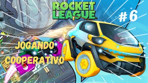 Live Tentando Jogar Rocket League!! #6 Jogando Cooperativo no Ps4