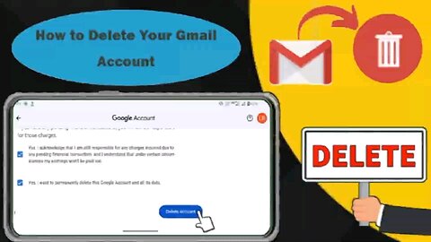 Gmail Account Kaise Delete Kare | Google Account Delete Kaise | How To Delete A Gmail Account (I'D)