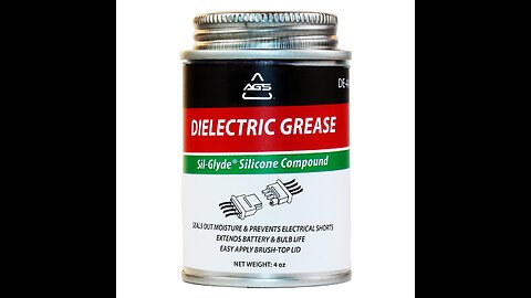 AGS Automotive Solutions Brush Top Can Dielectric Silicone Grease Compound