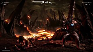 Mortal Kombat X: Kano (Cutthroat) vs Tanya (Pyromancer) - 1440p No Commentary