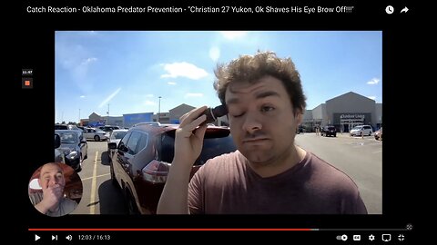 Catch Reaction - Oklahoma Predator Prevention - "Christian 27 Yukon, Ok Shaves His Eye Brow Off!!!"