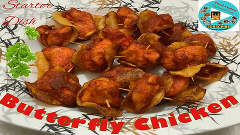 Butterfly Chicken, Chicken Recipe, Butterfly Chicken Recipe, Chicken Starter Recipe, Starter Recipe