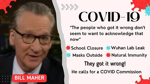 Bill Maher calls for COVID commission!