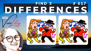 FIND THE THREE DIFFERENCES | # 017 | EXERCISE YOUR MEMORY