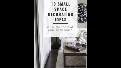 Small Apartment Decorating Tips and Hacks