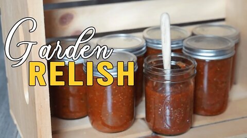 Garden Relish Canning Recipe