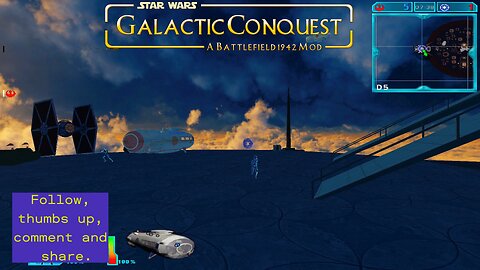 Battlefield 1942: fire fight on Bespin - Galactic Conquest TEST