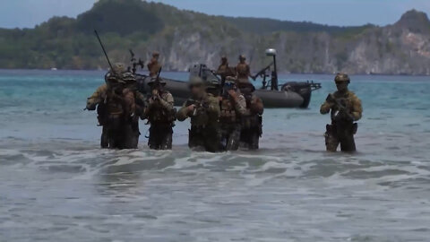 Balikatan 22: Special Forces conduct beach assault operations