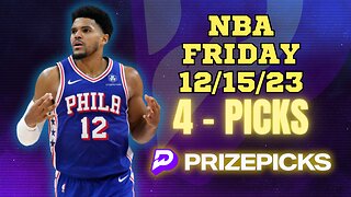 #PRIZEPICKS | BEST PICKS #NBA FRIDAY | 12/15/2023 | TODAY | BEST BETS | #BASKETBALL | PROP BETS
