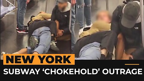 Outrage over death of man killed in chokehold on New York subway