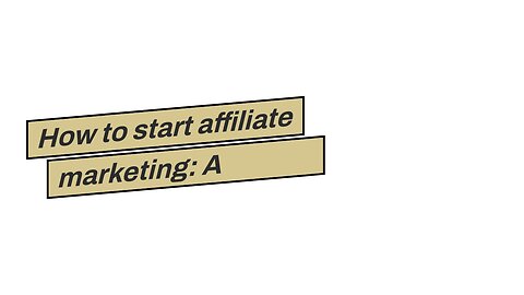How to start affiliate marketing: A creator's guide - ConvertKit for Beginners