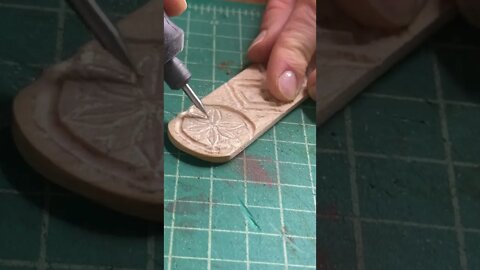 Carving a Wooden Corset Busk #shorts