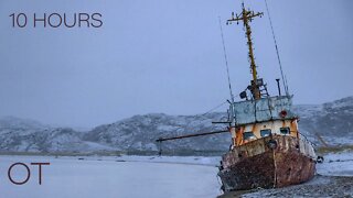 Windy Evening on the shore | Howling Wind Sounds For Sleep / Relaxation / Study | Ambience 10 Hours