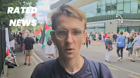 Palestine Solidarity Campaign Protests Barclays Sponsorship at Wimbledon