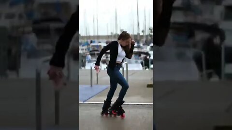 dançando andando de patins 😲😲