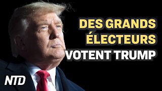Des grands électeurs votent Trump dans 5 États-clés; Dominion a créé la fraude? Barr démissionne