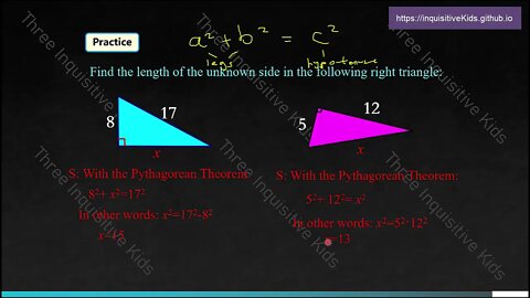 8th Grade Math Lessons | Unit 1 | The Pythagorean Theorem | Lesson 1.1 | Three Inquisitive Kids