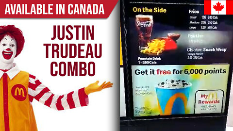 Justin Trudeau Combo : Now Availble in Canada : McDonalds