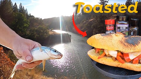 Garlic Chicken Sandwiches by the River | Camping Meal