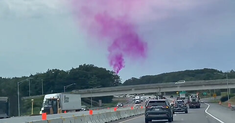 Maine Residents Puzzled by Mysterious Purple Smoke Filling the Sky