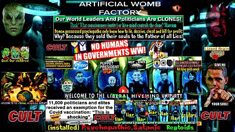 ARTIFICIAL WOMBS CLONING FACTORY (related info and links in description)