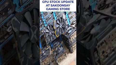 GPU STOCK UPDATE AT SAKOONSAY GAMING STORE #sakoonsay #shorts