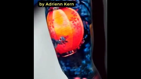 Beautiful tattoo by Adrienn Kern #shorts #tattoos #inked #youtubeshorts