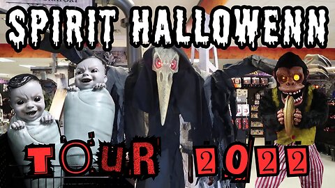 Spirit Halloween Altoona PA 2022 Store Preview Tour - Scary NEW Animatronics | Killer Klowns Props