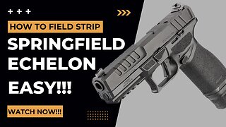 How to Disassemble and Reassemble SPRINGFIELD ARMORY Echelon (Field Strip)