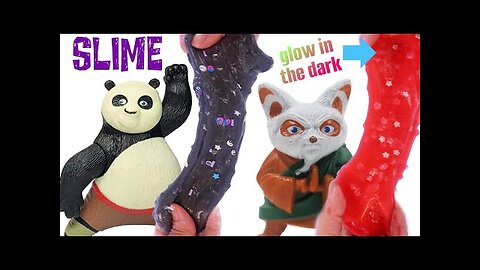 How to Make Kung Fu Panda 4 Slime with Po & Master Shifu