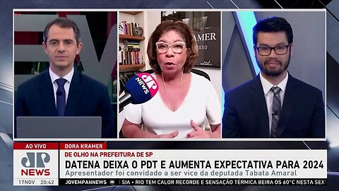 Datena deixa PDT e aumenta expectativa para 2024