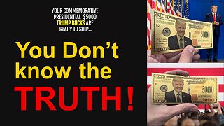 Get Your Commemorative $5000 Trump Bucks Gold Today! - Collectible