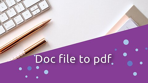 How we convert doc file to pdf in linux ubuntu