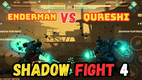 ENDERMAN Vs QURESHI Exploring Shadow Fight 4 Mobile Phone Gameplay New Features and Challenges!