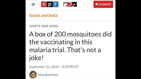Thomas Renz on Bill Gates, Oxitec, and the malaria infected mosquitoes released in Florida…