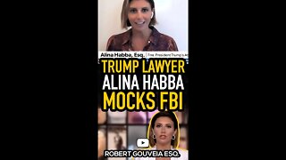 Alina Habba MOCKS the FBI's Invisible Confidential Documents #shorts