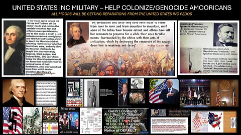 PROOF UNITED STATES INC MILITARY IS A FOREIGN CORPORATION THAT – HELP COLONIZE/GENOCIDE AMOORICANS.