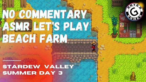 Stardew Valley No Commentary - Family Friendly Lets Play on Nintendo Switch - Summer Day 3