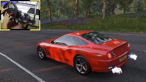 FERRARI 575M MARANELLO 2002 - Forza Horizon 4 gameplay Logitech g29