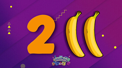 🍌 Banana Bonanza: Counting Bananas IN GERMAN | Join the Tropical Counting Journey for Kids! 🔢