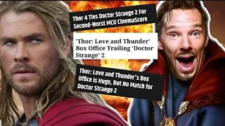 Thor Love and Thunder Opens LOWER Than Doctor Strange 2 at Box Office - Still Clears $150M