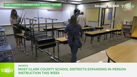 Most Clark County school districts expanding in-person instruction this week